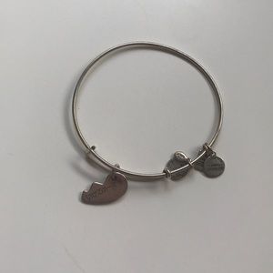 Silver Friends Alex and Ani charm bracelet